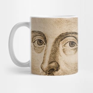 Shakespeare Droeshout Engraving Portrait Mug